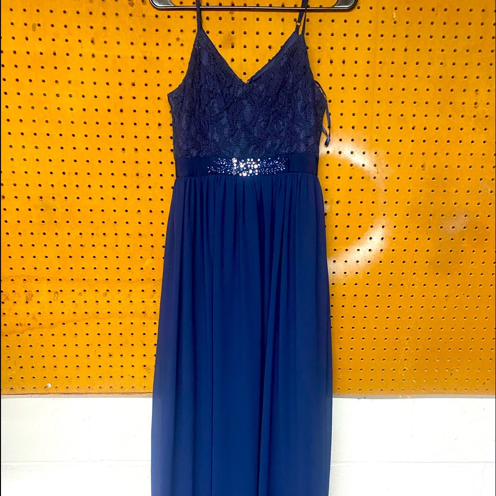 Formal blue dress